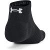 imageUnder Armour Unisex Adult Training Cotton Low Socks 3 Pairs001 Black  Black  White Logo