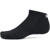 imageUnder Armour Unisex Adult Training Cotton Low Socks 3 Pairs001 Black  Black  White Logo