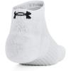 imageUnder Armour Unisex Adult Training Cotton Low Socks 3 Pairs100 White  White  Black Logo