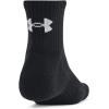 imageUnder Armour Unisex Adult Training Cotton Quarter Socks 6 Pairs001 Black  Black  White