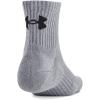 imageUnder Armour Unisex Adult Training Cotton Quarter Socks 6 Pairs035 Steel  White  Black