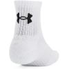imageUnder Armour Unisex Adult Training Cotton Quarter Socks 6 Pairs100 White  White  Black