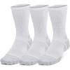 imageUnder Armour Unisex Adult Performance Tech Pro Crew Socks 3 Pairs100 White  White  Mod Gray
