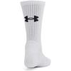 imageUnder Armour Kids Youth Training Cotton Crew Socks 3 Pairs100 White  White  Black