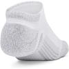 imageUnder Armour Unisex Adult Performance Tech Pro No Show Socks 3 Pairs100 White  White  Mod Gray