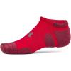 imageUnder Armour Unisex Adult Performance Tech Pro No Show Socks 3 Pairs600 Red  Castlerock  Castlerock
