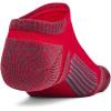 imageUnder Armour Unisex Adult Performance Tech Pro No Show Socks 3 Pairs600 Red  Castlerock  Castlerock