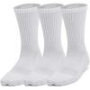 imageUnder Armour Kids Youth Training Cotton Crew Socks 3 Pairs100 White  White  Black