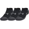 imageUnder Armour Unisex Adult Performance Tech Pro No Show Socks 3 Pairs001 Black  Black  Castlerock