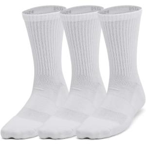 imageUnder Armour Kids Youth Training Cotton Crew Socks 3 Pairs100 White  White  Black