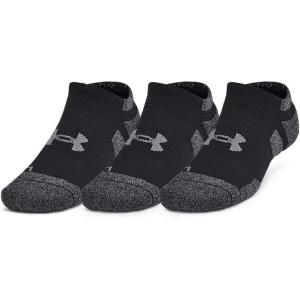 imageUnder Armour Unisex Adult Performance Tech Pro No Show Socks 3 Pairs001 Black  Black  Castlerock