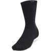 imageUnder Armour Unisex Adult Essential Crew Socks 6 Pairs001 Black  Black  Castlerock