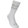 imageUnder Armour Unisex Adult Essential Crew Socks 6 Pairs100 White  White  Halo Gray