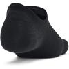 imageUnder Armour Unisex Adult Essential Ultra Low Tab Socks 6 Pairs001 Black  Black  Castlerock