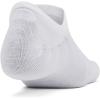 imageUnder Armour Unisex Adult Essential Ultra Low Tab Socks 6 Pairs100 White  White  Halo Gray