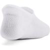 imageUnder Armour Womens Breathe Lite Ultra Low Socks 3 Pack100 White  White  Mod Gray