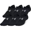 imageUnder Armour Unisex Adult Essential Ultra Low Tab Socks 6 Pairs001 Black  Black  Castlerock