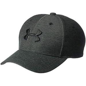 imageUnder Armour Boys Heathered Blitzing 30 CapBlack Stealth Gray Black
