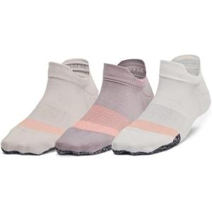 imageUnder Armour Womens Breathe Lite No Show Socks 3 Pack015 Tetra Gray  Gray Matter  White Quartz