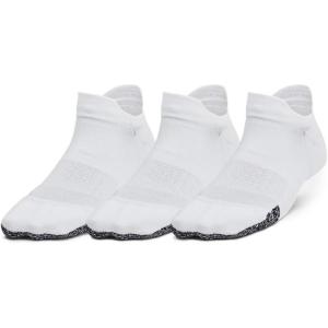 imageUnder Armour Womens Breathe Lite No Show Socks 3 Pack100 White  White  Halo Gray
