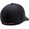 imageUnder Armour Mens Isochill ArmourVent Fitted Baseball CapBlack 003Pitch Gray