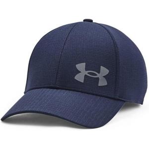 imageUnder Armour Mens Isochill ArmourVent Fitted Baseball Cap410 Midnight Navy   Pitch Gray