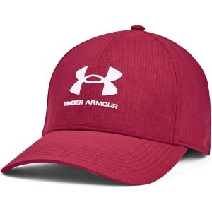 imageUnder Armour Mens Isochill ArmourVent Fitted Baseball CapBlack Rose 664Fresco Blue