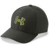 imageUnder Armour Boys Blitzing 30 CapArtillery Green Highvis Yellow Moss Green