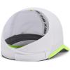 imageUnder Armour Womens Isochill Launch Wrapback100 White  Lime Surge  Reflective