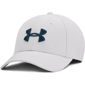 imageUnder Armour Mens UA Blitzing 30 CapHalo Gray 014Blue Note