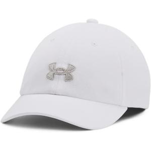 imageUnder Armour Girls Blitzing Cap Adjustable100 White   Metallic Silver