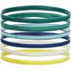 imageUnder Armour Womens Mini Athletic Headbands 6Pack722 Coastal Teal  Birdie Green  Birdie Green