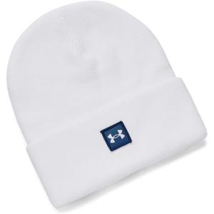 imageUnder Armour Unisex Halftime Cuff Beanie101 White  Varsity Blue  White