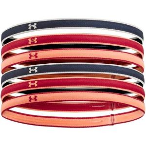 imageUnder Armour Womens Mini Athletic Headbands 6Pack044 Downpour Gray  Chakra  Gray Mist