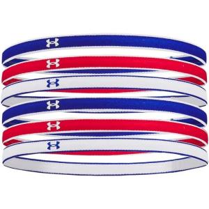 imageUnder Armour Womens Mini Athletic Headbands 6Pack400 Royal  Red  White