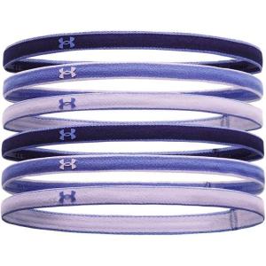 imageUnder Armour Womens Mini Athletic Headbands 6Pack468 Sonar Blue  Baja Blue  Baja Blue