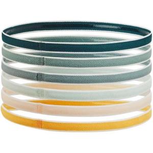 imageUnder Armour Womens Mini Athletic Headbands 6Pack716 Tourmaline Teal  Fresco Green  White