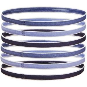 imageUnder Armour Womens Mini Athletic Headbands 6Pack767 Aurora Purple  Peri  White