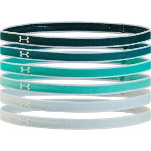 imageUnder Armour Womens Mini Athletic Headbands 6PackBlackout Teal 461White