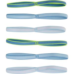 imageUnder Armour Womens Mini Athletic Headbands 6PackBoho Blue 451HighVis Yellow