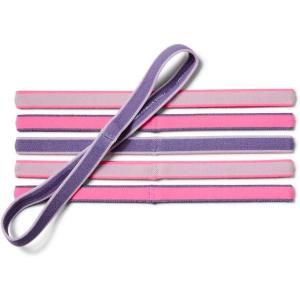 imageUnder Armour Womens Mini Athletic Headbands 6PackPurple 520Mojo Pink