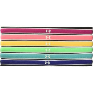 imageUnder Armour Womens Mini Athletic Headbands 6PackTropic Pink 654White
