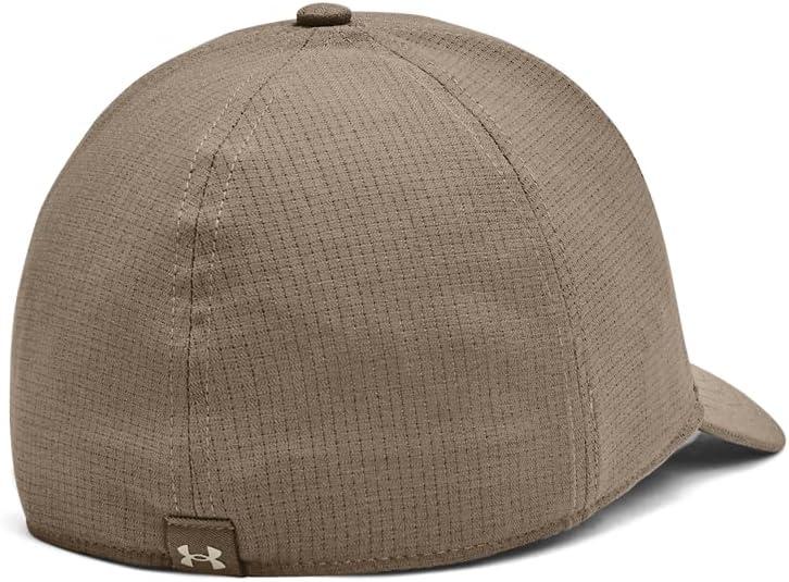 imageUnder Armour Mens Isochill ArmourVent Stretch Fit Hat200 Taupe Dusk   Fresh Clay