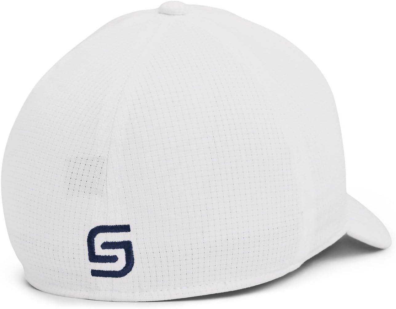 imageUnder Armour Mens Jordan Spieth Tour HatWhite 100Academy Blue