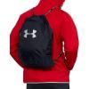 imageUnder Armour Adult Undeniable 20 Sackpack  Black 001Silver  One Size Fits AllBlack 001Silver