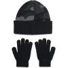 imageUnder Armour Boys Beanie ampamp Glove Combo001 Black   Black
