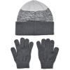 imageUnder Armour Boys Beanie ampamp Glove Combo012 Pitch Gray  Halo Gray  Pitch Gray