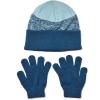 imageUnder Armour Boys Beanie ampamp Glove Combo426 Varsity Blue  Blizzard  Varsity Blue