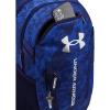 imageUnder Armour UnisexAdult Hustle 60 Backpack 003 BlackBlackBlack One Size Fits Most432 Tech Blue  Navy Magic  Metallic Silver