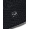 imageUnder Armour Womens Halftime Cable Knit Beanie001 Black  Black  Mod Gray